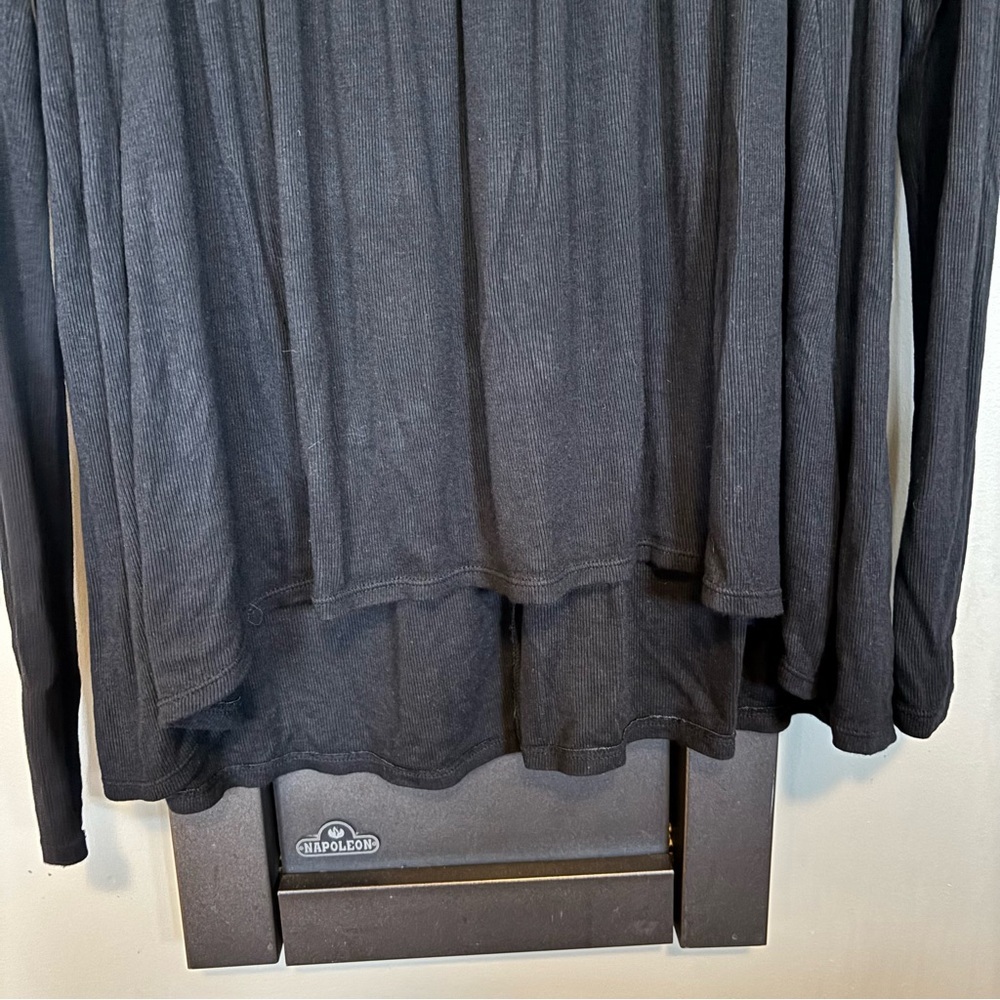 We the Free - Free People Black Cotton Swing Shirt - size XS​ - Picture 4 of 8